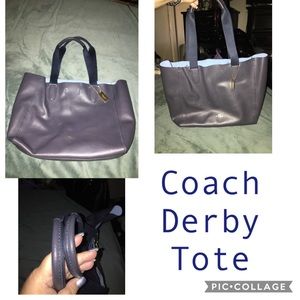 Coach leather Derby Tote